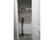 Neat and organized hall closet with shelving and flooring at 30893 W Pinchot W Ct, Buckeye, AZ 85396