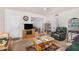 Living room with TV, seating, and birdcage at 2029 S Las Palmas --, Mesa, AZ 85202