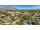 Wide aerial view of neighborhood and mountains at 3410 N 45Th Pl, Phoenix, AZ 85018