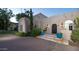 Elegant home entrance with ornate door and landscaping at 118 E Palm Ln, Phoenix, AZ 85004