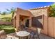 Outdoor patio area with fire pit and seating, perfect for entertaining at 3047 E Fremont Rd, Phoenix, AZ 85042