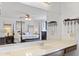 Clean bathroom with a vanity, mirror, and storage at 4019 E Calypso Ave, Mesa, AZ 85206