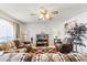 Cozy living room featuring southwestern decor and comfortable seating at 4019 E Calypso Ave, Mesa, AZ 85206