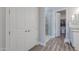 Clean bathroom with double doors and walk-in shower at 9515 E Rainbow Ave, Mesa, AZ 85212