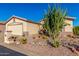 Single story home with attached garage and drought-tolerant landscaping at 2101 S Meridian Rd # 172, Apache Junction, AZ 85120