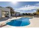 Luxury pool with diving board and expansive patio area at 22474 S 199Th Cir, Queen Creek, AZ 85142
