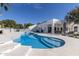 Inviting pool with tiered entry and spacious patio at 22474 S 199Th Cir, Queen Creek, AZ 85142
