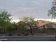 Residential street with mountain views in the background at 4512 W Stoneman Dr, Anthem, AZ 85086