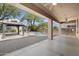 Covered patio, pool, gazebo, and paved backyard at 4512 W Stoneman Dr, Anthem, AZ 85086