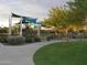 Modern playground with shade structures and pathways at 4512 W Stoneman Dr, Anthem, AZ 85086