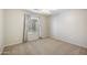 Well-lit bedroom featuring carpet flooring and a window with curtains at 4512 W Stoneman Dr, Anthem, AZ 85086