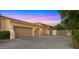 Two-car garage with gated entry at 6429 S Honor Ct, Gilbert, AZ 85298
