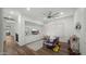 Bright playroom with built-in cabinets and toys at 6429 S Honor Ct, Gilbert, AZ 85298