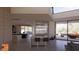 Modern kitchen with island, breakfast bar, and sleek cabinetry at 6612 E Hummingbird Ln, Paradise Valley, AZ 85253