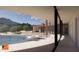 Stunning pool and patio area with mountain views at 6612 E Hummingbird Ln, Paradise Valley, AZ 85253