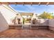 Front entry with a pathway, lighting, and terracotta tile flooring at 8307 E Vista De Valle --, Scottsdale, AZ 85255