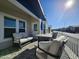 Relaxing patio with seating area, perfect for outdoor enjoyment at 650 N Hawes Rd # 3314, Mesa, AZ 85207