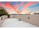 Rooftop deck offering stunning sunset views and mountain vistas at 14428 E Monument Dr, Scottsdale, AZ 85262