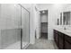Bathroom with shower and double vanity at 7366 E White Tail Rd, San Tan Valley, AZ 85143