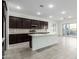 Modern kitchen with center island and stainless steel appliances at 7366 E White Tail Rd, San Tan Valley, AZ 85143