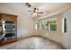 Bright kitchen nook with tile floors and view of backyard at 591 E Park Ave, Gilbert, AZ 85234