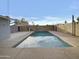 Inviting rectangular pool with large backyard at 950 E 10Th Pl, Mesa, AZ 85203