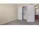 Bedroom with double-door closet and neutral decor at 3532 W Warren Ln, Anthem, AZ 85086