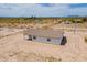 Aerial view of new construction home on a large lot at 2303 S 337Th Ave, Tonopah, AZ 85354
