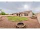 Large backyard with firepit at 7951 E Posada Ave, Mesa, AZ 85212