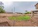 Landscaped backyard with garden at 7951 E Posada Ave, Mesa, AZ 85212