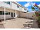 Private patio with covered area and block wall at 5088 N 83Rd St, Scottsdale, AZ 85250
