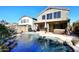 Private backyard with a large pool and hot tub at 4321 E Desert Sky Ct, Cave Creek, AZ 85331