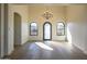Bright and airy living room with high ceilings and hardwood floors at 13272 E La Junta Rd, Scottsdale, AZ 85255