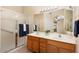 Double vanity bathroom with shower and plenty of storage at 17828 W Mariposa Dr, Surprise, AZ 85374