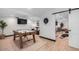 Basement recreation area with air hockey table and access to other games at 3014 N 61St Pl, Scottsdale, AZ 85251