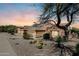 One-story home with desert landscaping and a two-car garage at 16914 E Britt Ct, Fountain Hills, AZ 85268