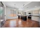Kitchen with island, stainless steel appliances, and terracotta tile floors at 16914 E Britt Ct, Fountain Hills, AZ 85268