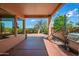 Covered patio with built-in grill and mountain views at 16914 E Britt Ct, Fountain Hills, AZ 85268