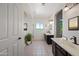 Bathroom with double vanity, garden tub, and separate shower at 16914 E Britt Ct, Fountain Hills, AZ 85268