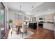 Virtually staged kitchen with island, stainless steel appliances, and tile floors at 16914 E Britt Ct, Fountain Hills, AZ 85268