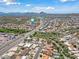 Aerial view highlighting home's location near a lake and mountains at 16914 E Britt Ct, Fountain Hills, AZ 85268