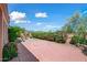 Private backyard patio with mountain views and flowering bushes at 16914 E Britt Ct, Fountain Hills, AZ 85268