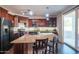 Modern kitchen with granite countertops and stainless steel appliances at 17186 W Post Dr, Surprise, AZ 85388