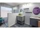 Updated bathroom with double vanity, large shower, and granite at 17186 W Post Dr, Surprise, AZ 85388
