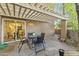 Covered patio with brick flooring and seating area at 10408 N 11Th St # 2, Phoenix, AZ 85020