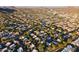 Aerial view showing community, pool, and home location at 10408 N 11Th St # 2, Phoenix, AZ 85020