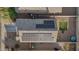 House with solar panels and a backyard, aerial view at 30009 W Monterey Dr, Buckeye, AZ 85396