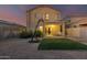 Backyard with basketball court and view of home's exterior at 30009 W Monterey Dr, Buckeye, AZ 85396