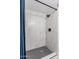 Updated shower with marble-style tile and a modern shower fixture at 930 N Mesa Dr # 1039, Mesa, AZ 85201