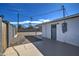 Private backyard with gravel landscaping and covered patio at 3135 N 34Th St, Phoenix, AZ 85018